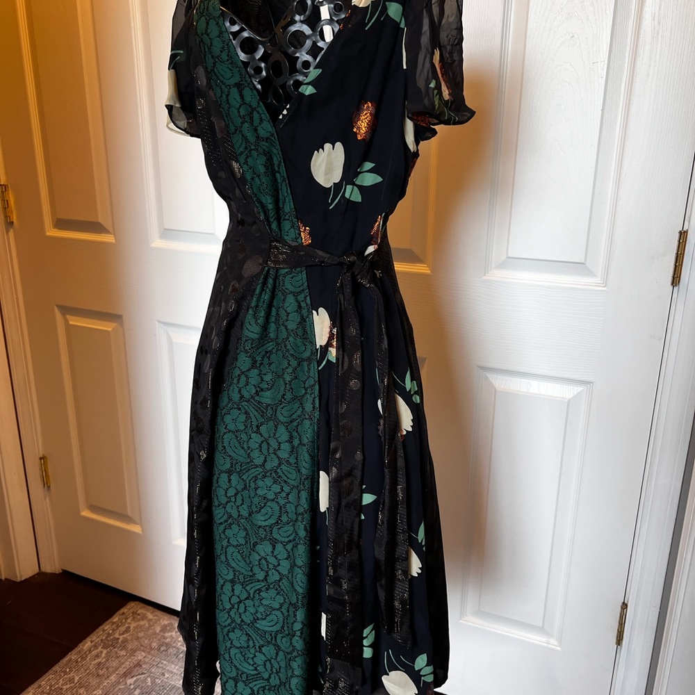 Anthropologie Black Backless Dress
